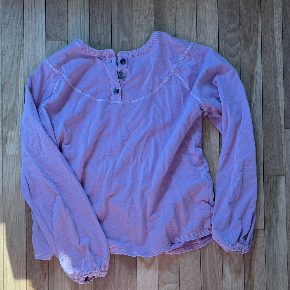 Women's Long Sleeve Purple Top